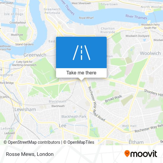 Rosse Mews map