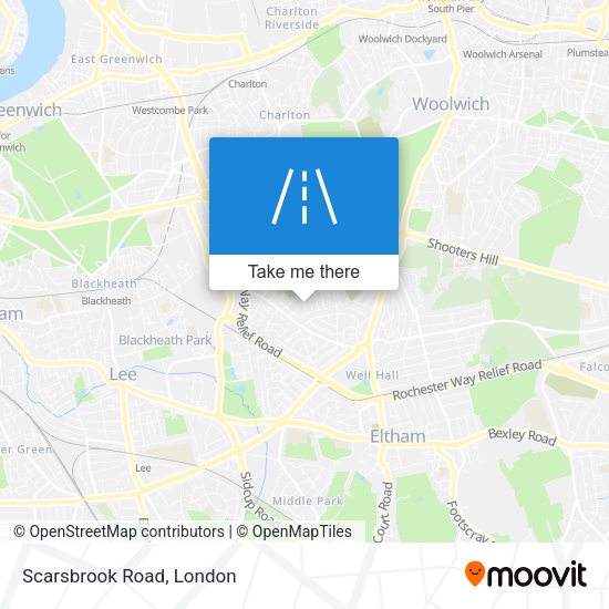 Scarsbrook Road map