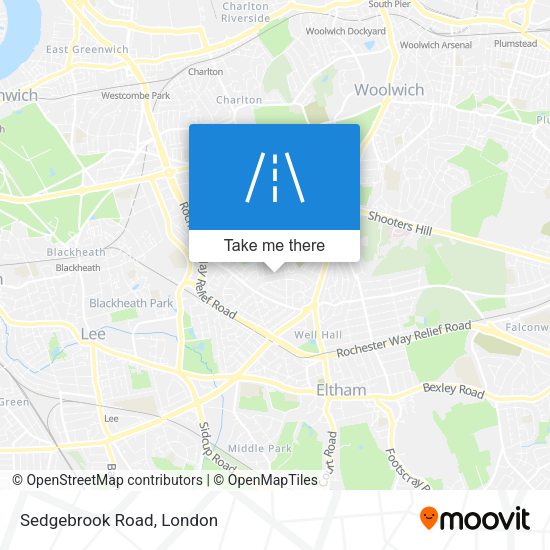 Sedgebrook Road map