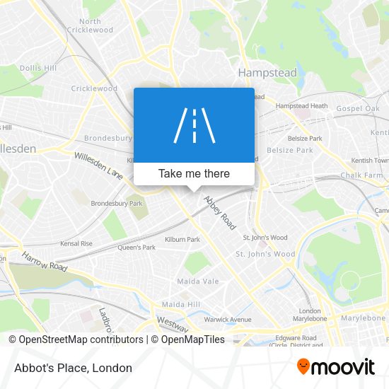 Abbot's Place map