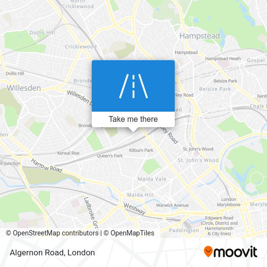 Algernon Road map