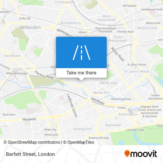 Barfett Street map