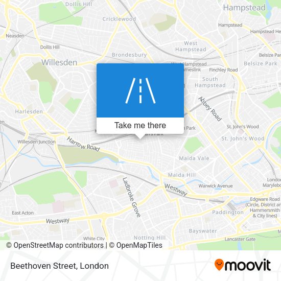 Beethoven Street map