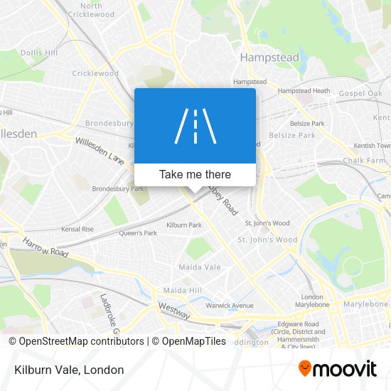 Kilburn Vale map