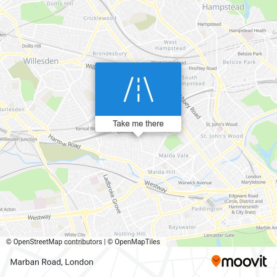 Marban Road map