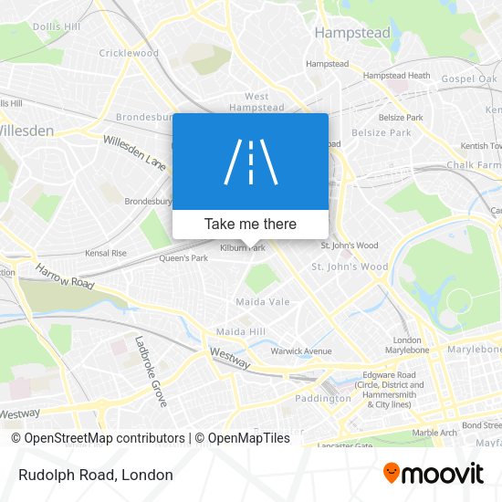 Rudolph Road map