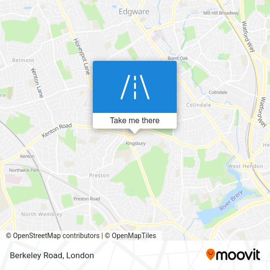 Berkeley Road map