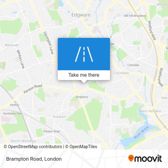 Brampton Road map