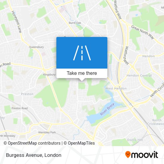 Burgess Avenue map