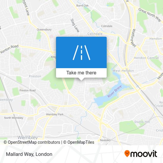 Mallard Way map