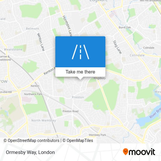 Ormesby Way map