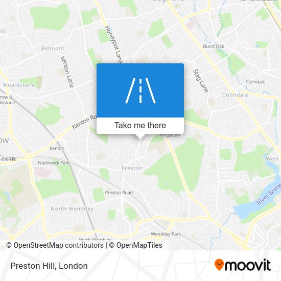 Preston Hill map