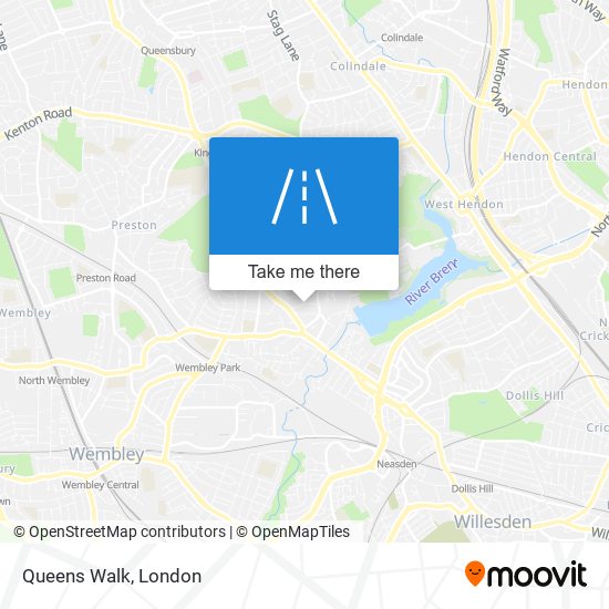 Queens Walk map