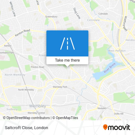 Saltcroft Close map