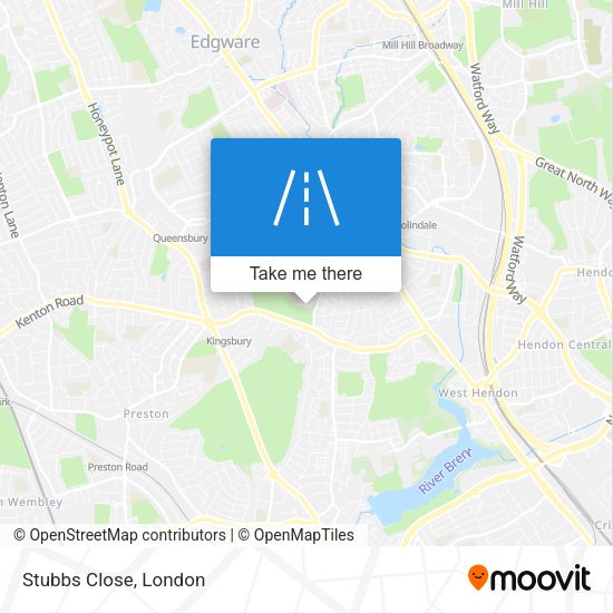 Stubbs Close map
