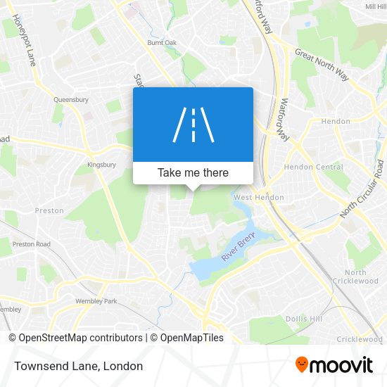 Townsend Lane map