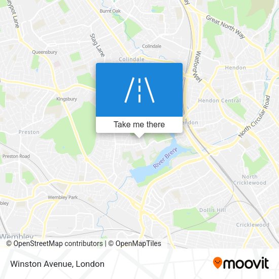 Winston Avenue map