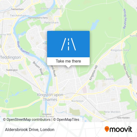Aldersbrook Drive map