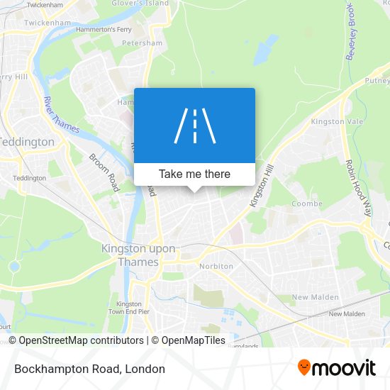 Bockhampton Road map