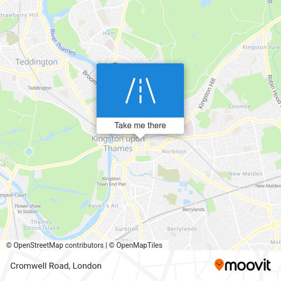 Cromwell Road map
