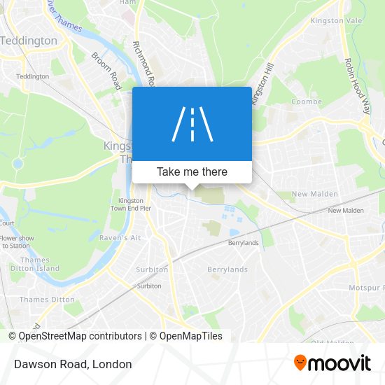 Dawson Road map