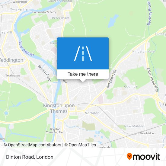 Dinton Road map