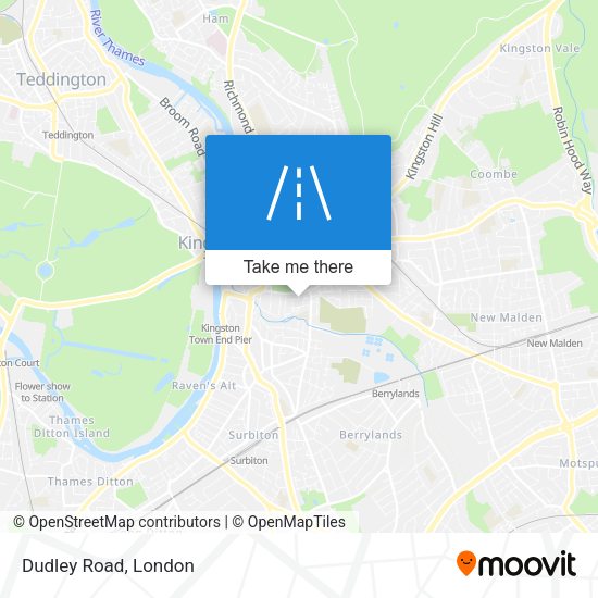 Dudley Road map