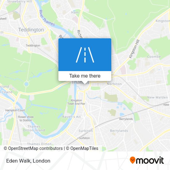 Eden Walk map