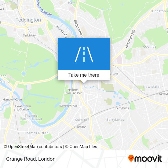 Grange Road map