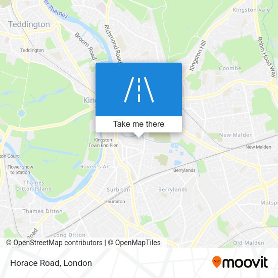 Horace Road map