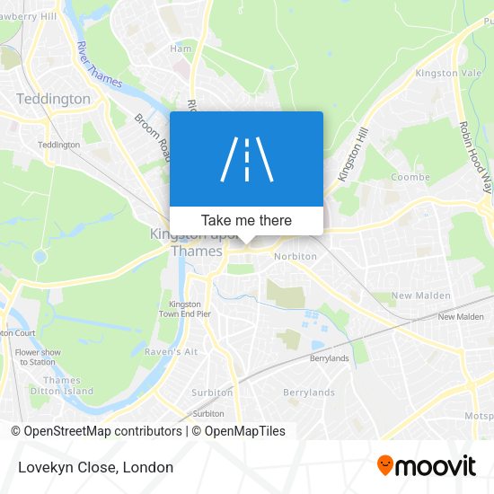 Lovekyn Close map