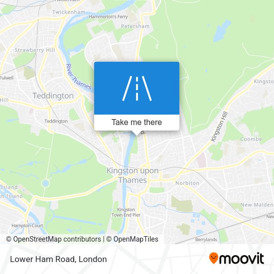 Lower Ham Road map