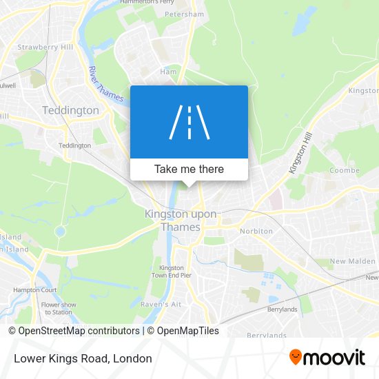 Lower Kings Road map