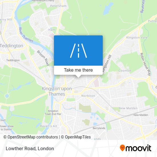 Lowther Road map