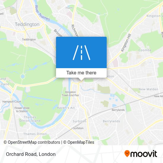 Orchard Road map