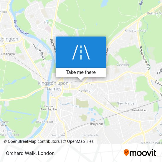 Orchard Walk map