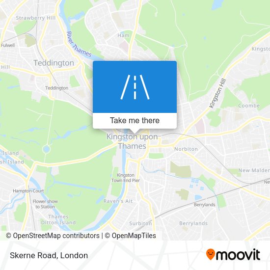 Skerne Road map