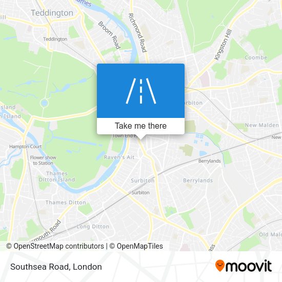 Southsea Road map