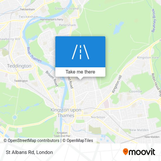 St Albans Rd map