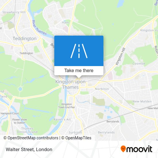 Walter Street map