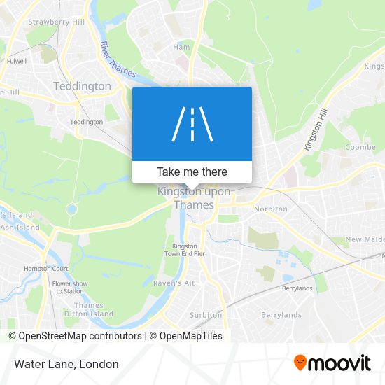 Water Lane map