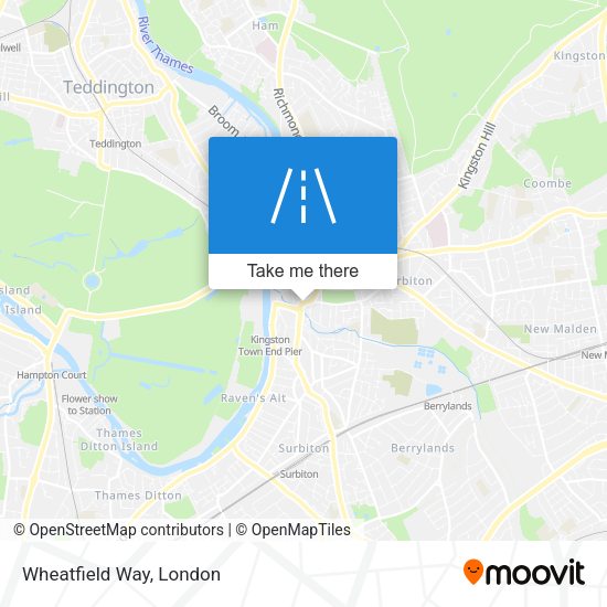 Wheatfield Way map
