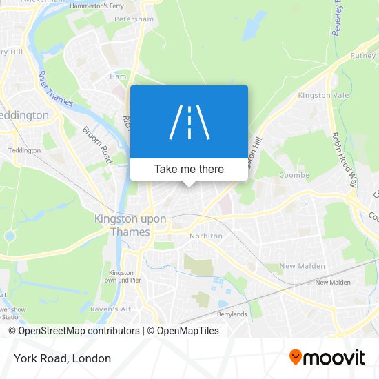 York Road map