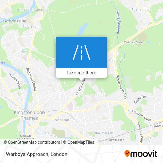 Warboys Approach map