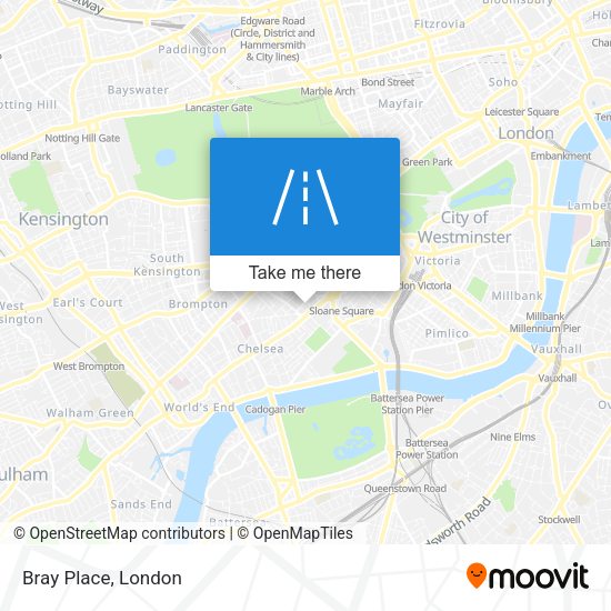 Bray Place map