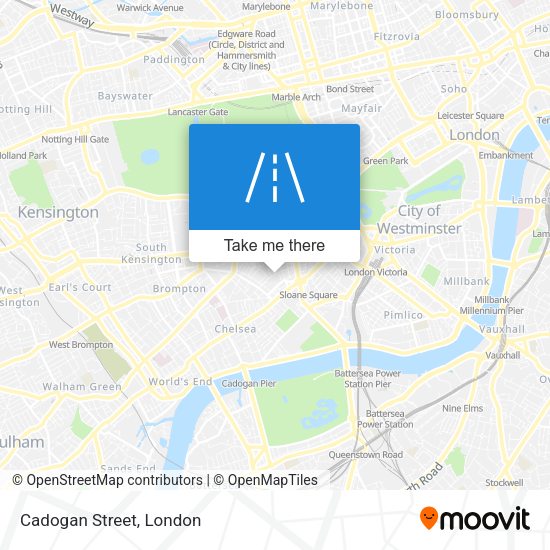 Cadogan Street map