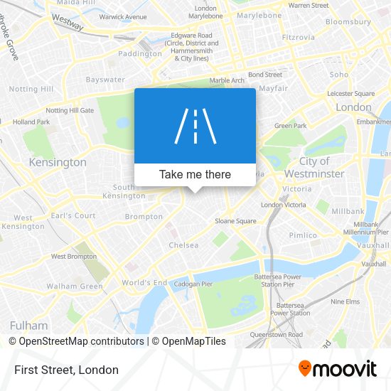 First Street map