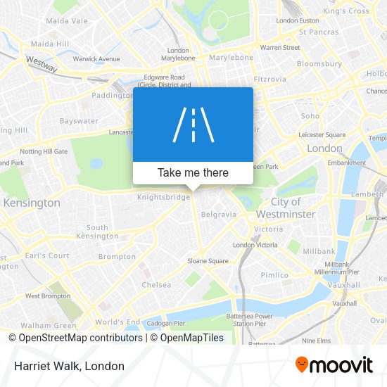 Harriet Walk map