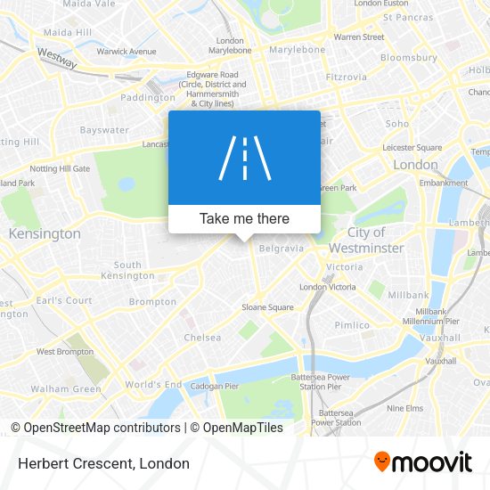 Herbert Crescent map