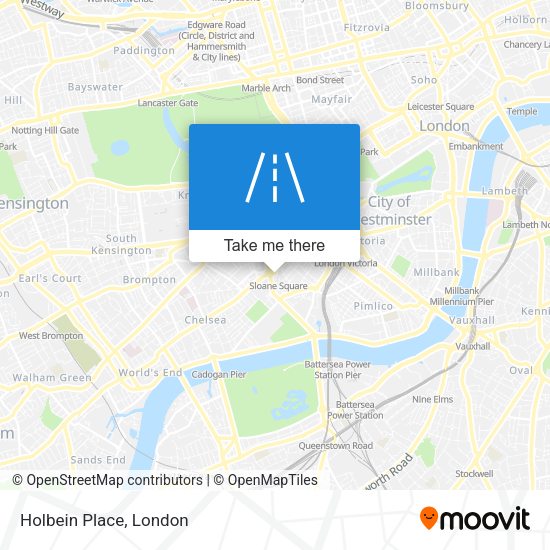 Holbein Place map